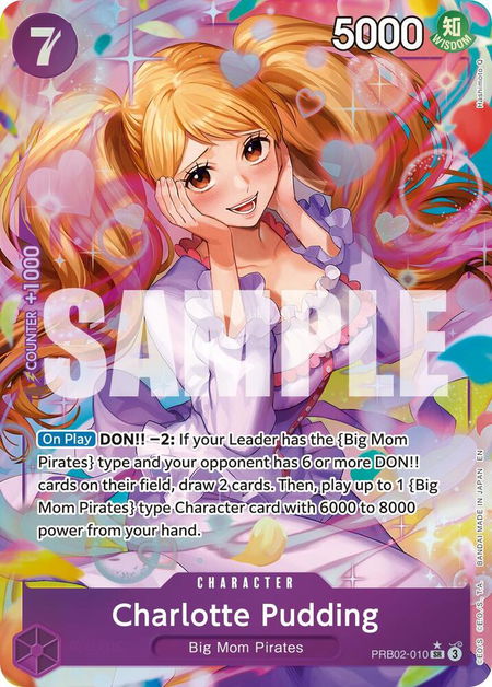 Charlotte Pudding - PRB02-010 (Alternate Art) - Premium Booster -The Best- Vol. 2 One Piece trading card