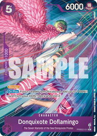 Donquixote Doflamingo (Alternate Art) - Premium Booster -The Best- Vol. 2 (PRB-02) #PRB02-011 - Rare One Piece Trading Card