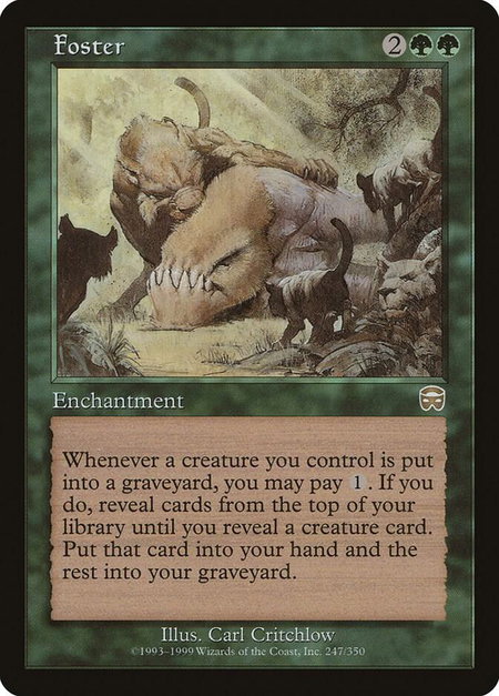 Foster - Mercadian Masques Magic: The Gathering trading card