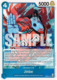 Jinbe - PRB02-007 - Premium Booster -The Best- Vol. 2 (PRB-02) #PRB02-007 - Rare One Piece Trading Card