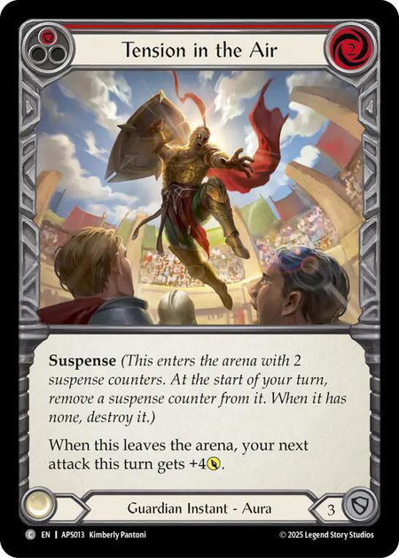 Tension in the Air (Red) - Armory Deck: Pleiades Flesh and Blood trading card