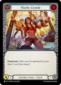 Macho Grande (Blue) - Armory Deck: Pleiades #APS018 - Rare Flesh and Blood Trading Card