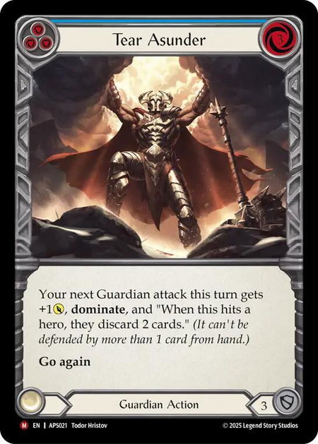 Tear Asunder - Armory Deck: Pleiades Flesh and Blood trading card