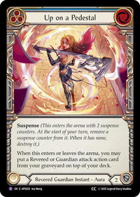 Up on a Pedestal - Armory Deck: Pleiades #APS028 - Super Rare Flesh and Blood Trading Card