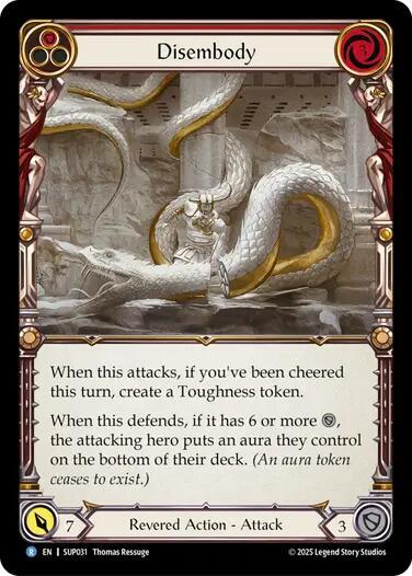 Disembody trading card from Super Slam Disembody - Super Slam Flesh and Blood trading card