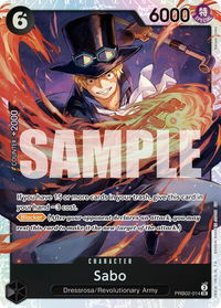Sabo - PRB02-014 - Premium Booster -The Best- Vol. 2 (PRB-02) #PRB02-014 - Super Rare One Piece Trading Card