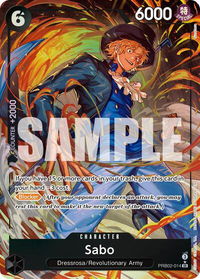 Sabo - PRB02-014 (Alternate Art) - Premium Booster -The Best- Vol. 2 (PRB-02) #PRB02-014 - Super Rare One Piece Trading Card