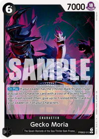 Gecko Moria - Premium Booster -The Best- Vol. 2 (PRB-02) #PRB02-013 - Rare One Piece Trading Card