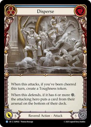 Disperse trading card from Super Slam Disperse - Super Slam Flesh and Blood trading card