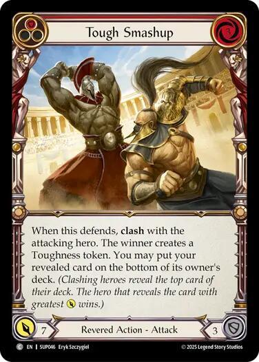 Tough Smashup (Red) - Super Slam Flesh and Blood trading card