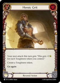 Heroic Grit - Super Slam (SUP) #SUP056 - Common Flesh and Blood Trading Card