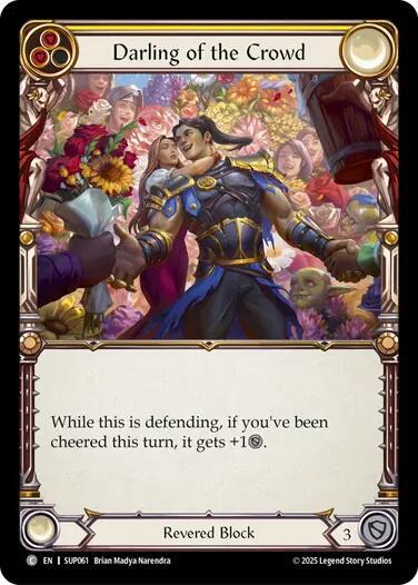 Darling of the Crowd - Super Slam Flesh and Blood trading card