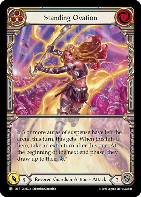 Standing Ovation - GEM Pack 3 Flesh and Blood trading card
