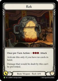 Rok - GEM Pack 3 (GEM) #GEM078 - Promo Flesh and Blood Trading Card