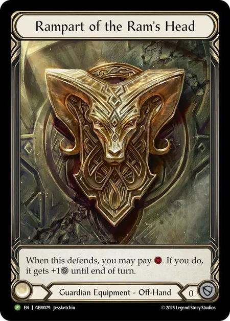 Rampart of the Ram's Head - GEM Pack 3 Flesh and Blood trading card