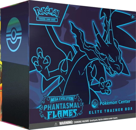 Phantasmal Flames Pokemon Center Elite Trainer Box (Exclusive) - ME02: Phantasmal Flames Pokémon trading card