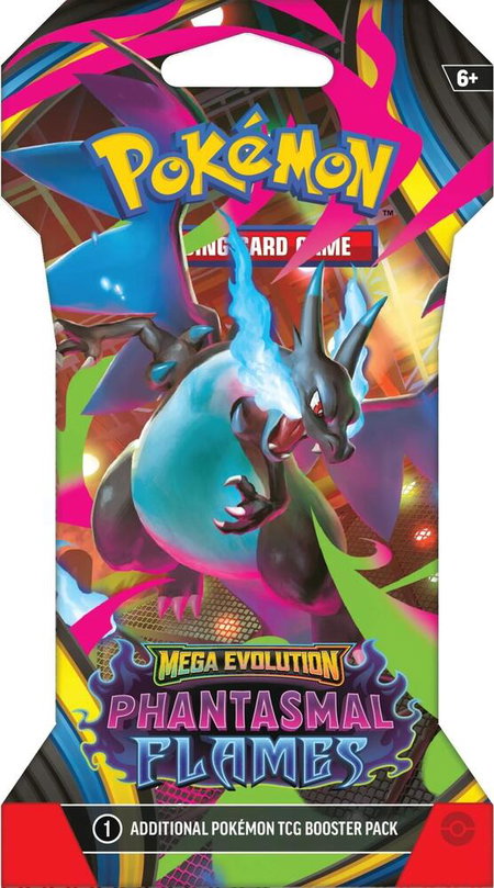 Phantasmal Flames Sleeved Booster Pack - ME02: Phantasmal Flames Pokémon trading card