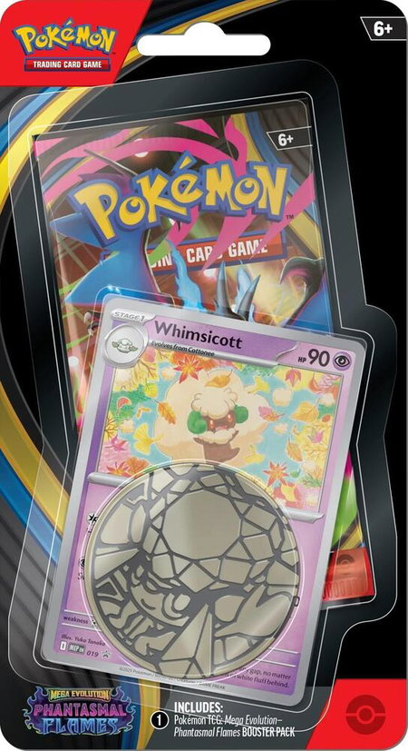 Phantasmal Flames Single Pack Blister [Whimsicott] - ME02: Phantasmal Flames Pokémon trading card