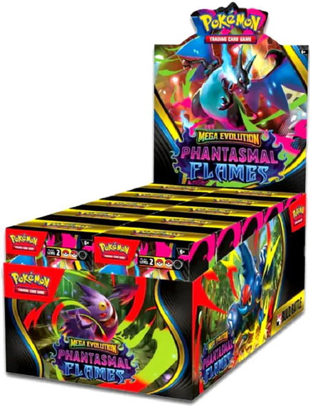 Phantasmal Flames Build & Battle Box Display - ME02: Phantasmal Flames Pokémon trading card