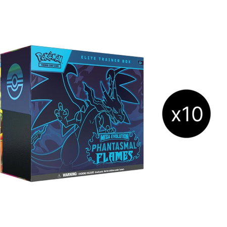 Phantasmal Flames Elite Trainer Box Case - ME02: Phantasmal Flames Pokémon trading card