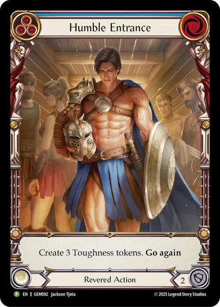Humble Entrance - GEM Pack 3 Flesh and Blood trading card