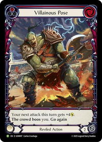 Villainous Pose - GEM Pack 3 (GEM) #GEM097 - Promo Flesh and Blood Trading Card