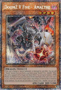 DoomZ V Five - Amalthe (Starlight Rare) - Doom of Dimensions (DOOD) #DOOD-EN009 - Starlight Rare YuGiOh Trading Card