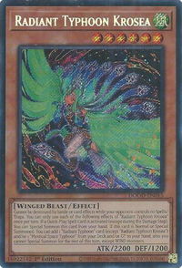 Radiant Typhoon Krosea - Doom of Dimensions (DOOD) #DOOD-EN015 - Secret Rare YuGiOh Trading Card
