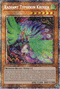 Radiant Typhoon Krosea (Starlight Rare) - Doom of Dimensions (DOOD) #DOOD-EN015 - Starlight Rare YuGiOh Trading Card