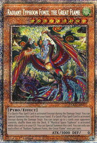 Radiant Typhoon Fonix, the Great Flame (Starlight Rare) - Doom of Dimensions (DOOD) #DOOD-EN017 - Starlight Rare YuGiOh Trading Card