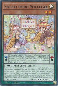 Solfachord Solfegia - Doom of Dimensions (DOOD) #DOOD-EN020 - Common / Short Print YuGiOh Trading Card
