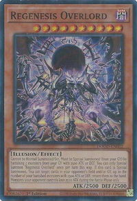 Regenesis Overlord - Doom of Dimensions (DOOD) #DOOD-EN022 - Super Rare YuGiOh Trading Card