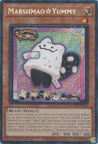 MarshmaoYummy - Doom of Dimensions (DOOD) #DOOD-EN024 - Secret Rare YuGiOh Trading Card