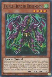 Triple-Headed Behemoth - Doom of Dimensions (DOOD) #DOOD-EN029 - Common / Short Print YuGiOh Trading Card