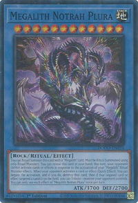 Megalith Notrah Plura - Doom of Dimensions (DOOD) #DOOD-EN034 - Super Rare YuGiOh Trading Card