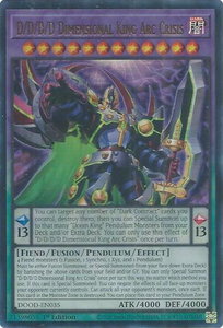 D/D/D/D Dimensional King Arc Crisis - Doom of Dimensions (DOOD) #DOOD-EN035 - Ultra Rare YuGiOh Trading Card