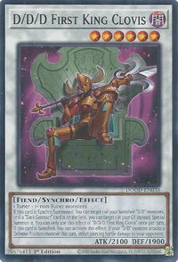 D/D/D First King Clovis - Doom of Dimensions (DOOD) #DOOD-EN038 - Common / Short Print YuGiOh Trading Card