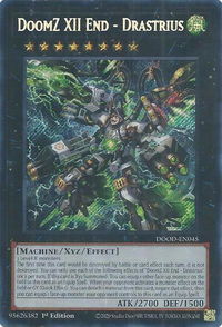DoomZ XII End - Drastrius - Doom of Dimensions (DOOD) #DOOD-EN045 - Secret Rare YuGiOh Trading Card