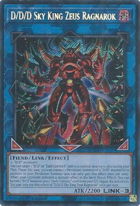 D/D/D Sky King Zeus Ragnarok - Doom of Dimensions (DOOD) #DOOD-EN049 - Secret Rare YuGiOh Trading Card