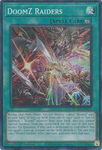 DoomZ Raiders - Doom of Dimensions (DOOD) #DOOD-EN057 - Super Rare YuGiOh Trading Card