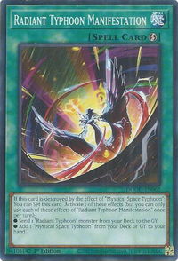 Radiant Typhoon Manifestation - Doom of Dimensions (DOOD) #DOOD-EN062 - Common / Short Print YuGiOh Trading Card