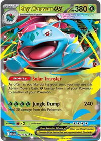 Mega Venusaur ex - 003/132 - ME01: Mega Evolution (MEG) #003/132 - Double Rare Pokémon Trading Card