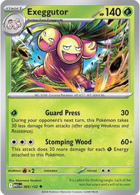 Exeggutor - 005/132 - ME01: Mega Evolution (MEG) #005/132 - Uncommon Pokémon Trading Card