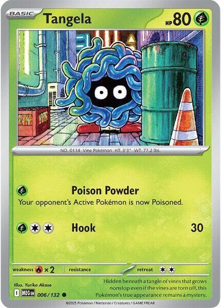 Tangela - ME01: Mega Evolution Pokémon trading card
