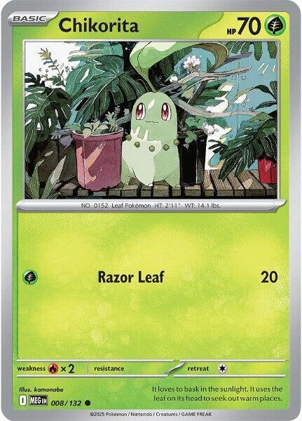 Chikorita - ME01: Mega Evolution Pokémon trading card