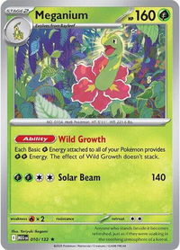 Meganium - ME01: Mega Evolution (MEG) #010/132 - Rare Pokémon Trading Card