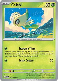 Celebi - ME01: Mega Evolution (MEG) #012/132 - Uncommon Pokémon Trading Card
