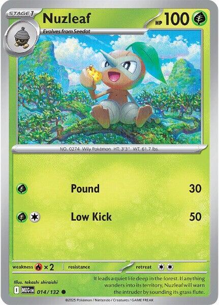 Nuzleaf - ME01: Mega Evolution Pokémon trading card