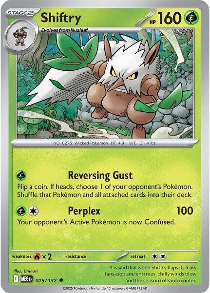 Shiftry - ME01: Mega Evolution Pokémon trading card
