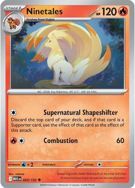 Ninetales - ME01: Mega Evolution Pokémon trading card